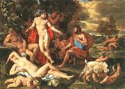 Nicolas Poussin Midas and Bacchus oil on canvas